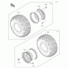 Mule 4000 (KAF620-PHF) Wheels  /  tires