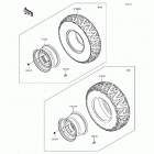 Teryx4 Camo (KRT800-HHF) Wheels  /  tires