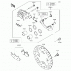 Teryx4 Camo (KRT800-HHF) Передний тормоз
