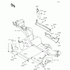 Mule 4000 (KAF620-PHF) Боковые крышки  /  крышка цепи