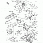 MULE PRO-DX (KAF1000-DHF) Детали рамы (зад.)