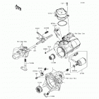 MULE PRO-DXT EPS LE (KAF1000-CHF) Механизм переключения передач