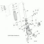 R17RCA57A1/A4 RANGER 570, FULL SIZE Передние аммортизаторы