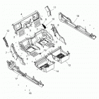 R17RHE99AU POLARIS GENERAL 1000 4P PS Body, rear closeoff ,fenders and floor