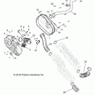 R17RHE99AU POLARIS GENERAL 1000 4P PS Drive train, clutch cover and ducting