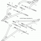 R17RHE99AU POLARIS GENERAL 1000 4P PS Suspension, front control arms