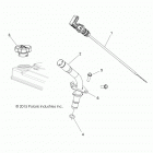 R17RT_87 RGR 900 XP ALL OPTIONS Engine, oil dipstick