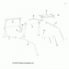 R17RHE99AU POLARIS GENERAL 1000 4P PS Chassis, cab frame
