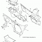 R16RGE99A7/AE/AV POLARIS GENERAL 1000 EPS Body, center console