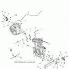 R17RCA57A1/A4 RANGER 570, FULL SIZE Engine, engine and transmission mounting