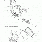 R17RT_99 RGR 1000 XP ALL OPTIONS Drive train, clutch cover and ducting