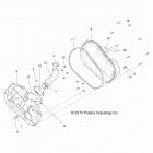 R17RCA57A1/A4 RANGER 570, FULL SIZE Drive train, clutch cover and ducting