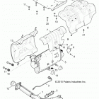 R16RGE99A7/AE/AV POLARIS GENERAL 1000 EPS Engine, exhaust system