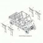 R16RVAD1A1 RANGER 1000 DIESEL CREW Body, side nets