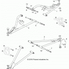Z17VDE92AK/AM/LK RZR XP TURBO Suspension, front control arms