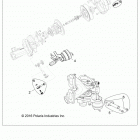 Z17VDE92AK/AM/LK RZR XP TURBO Engine, turbo charger