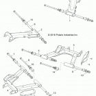Z17VCE87AB/AK RZR 4 900 Suspension, rear control arms