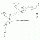 Z17VJE57AR RZR 570 S Suspension, stabilizer bar, rear