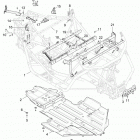 Z17VAA87/E87/X87 RZR 900 50/55 INCH ALL OPTIONS Chassis, main frame and skid plate