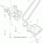 Z17VFE99AM/AW/LW/M99AB RZR XP 4 1000 Маслянный насос