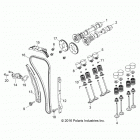 Z17VCE87AB/AK RZR 4 900 Engine, valves and camshafts