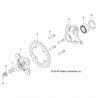 Z17VFE99AM/AW/LW/M99AB RZR XP 4 1000 Suspension, front carrier- z17vfe99am  /  aw  /  l...
