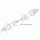 Z17VDE92AK/AM/LK RZR XP TURBO Suspension, front carrier and hub