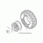 Z17VCE87AB/AK RZR 4 900 Колеса перед