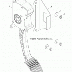 Z17VDE92AK/AM/LK RZR XP TURBO Engine, throttle pedal