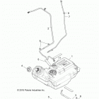 Z17VFE99AM/AW/LW/M99AB RZR XP 4 1000 Топливный бак