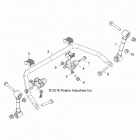 Z17VCE87AB/AK RZR 4 900 Suspension, front stabilizer bar