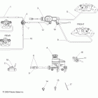 R09HH50AG/AR RANGER 4X4 500 EFI Brakes, lines and master cylinder