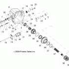R09VH76 RANGER RZR 800 EFI ALL OPTIONS Drive train, main gearcase intl comp 2 (built 10 /...