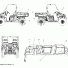 R09HH50AG/AR RANGER 4X4 500 EFI Наклейки