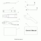 R09HH50AG/AR RANGER 4X4 500 EFI References, tool kit and owners manuals