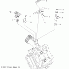 R09HH50AG/AR RANGER 4X4 500 EFI Engine, fuel injection