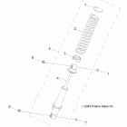 A09VA17AA/AD RANGER RZR 170 Suspension, shock, front