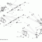 R09HH50AG/AR RANGER 4X4 500 EFI Suspension, front control arms
