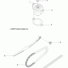 A09VA17AA/AD RANGER RZR 170 Engine, tensioner, cam chain