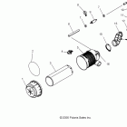 R09HH50AG/AR RANGER 4X4 500 EFI Воздушная система