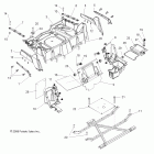 R10VH76 ALL OPTIONS/VY76AZ RANGER RZR 800 EFI Body, rear rack and fenders