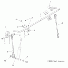 R10VH76 ALL OPTIONS/VY76AZ RANGER RZR 800 EFI Suspension, stabilizer bar, front