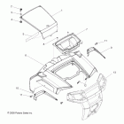 R10VH76 ALL OPTIONS/VY76AZ RANGER RZR 800 EFI Body, hood and front body work