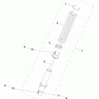 A09VA17AA/AD RANGER RZR 170 Suspension, shock, rear