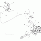 R09HH50AG/AR RANGER 4X4 500 EFI Brakes, park brake asm.
