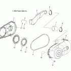 R09HH50AG/AR RANGER 4X4 500 EFI Drive train, clutch cover