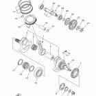 VIKING EPS HUNTER YXM70VPHHH Коленчатый вал и Поршень