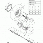 YXZ1000R EPS SS SE YXZ10YESHB Переднее колесо 2