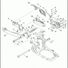 XG750 4NBB STREET 750 (2017) FORK, REAR, DEBRIS DEFLECTOR AND BELT GUARD