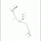 XG750 4NBB STREET 750 (2017) BRAKE LINES, REAR, NON-ABS